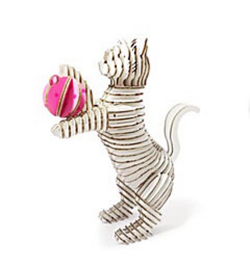 Tenon Art Be Happy Cat (White, not assemble)